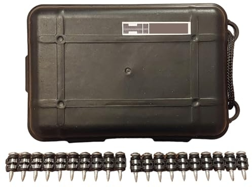 Caja de 200 clavos de 20 mm, puntas BX3 BX4, metal o hormigón, para clavador eléctrico compatible HILTI BX3 BX4 (20, 200, unidad)