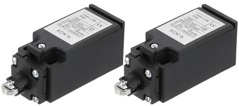 sourcing map Limit Switch Parallel Plunger XCK-P Mount 1NC+1NO 3D Printer Door Switch Metal Momentary Switch 2 Pcs