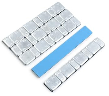 Motoforti 60g 2.1oz Motorbike Car Wheel Balance Weights 124 x 18mm 5pcs Long-lasting