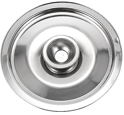 FELTECHELECTR Stainless Steel Seasoning Pot Cover 14cm Easy Clean Pot Lid Suitable for Kitchen and Dining