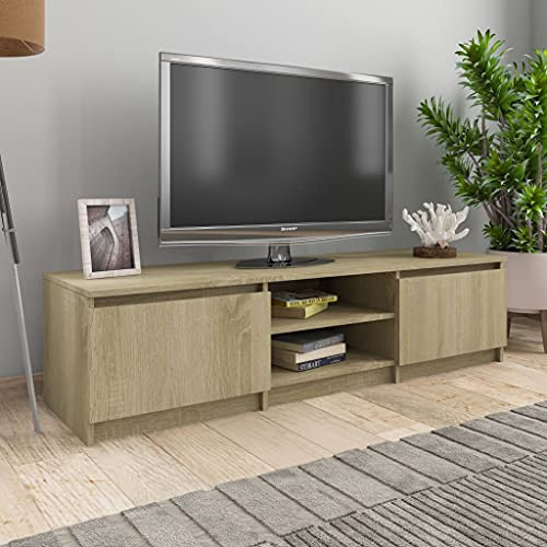 Myheimly TV-Schrank Sonoma-Eiche 140x40x35,5 cm Holzwerkstoff
