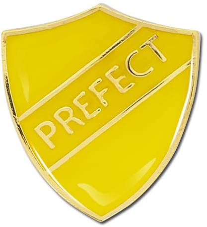 Prefect Shield Badge Lapel Pin
