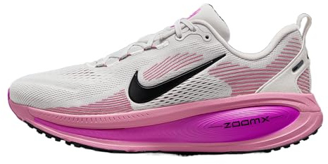 Nike Vomero 18 Scarpe da corsa da donna (HM6804-105, Summit White/Elemental Pink/Red Plum/Nero), Summit Bianco/Rosa Elementale/Rosso Prugna/Nero, 38 EU