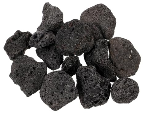 LIFKOME Galets pour Aquarium Pierres Volcaniques Naturelles Gravier Décoratif pour Poissons De Lave pour Paysage Eau