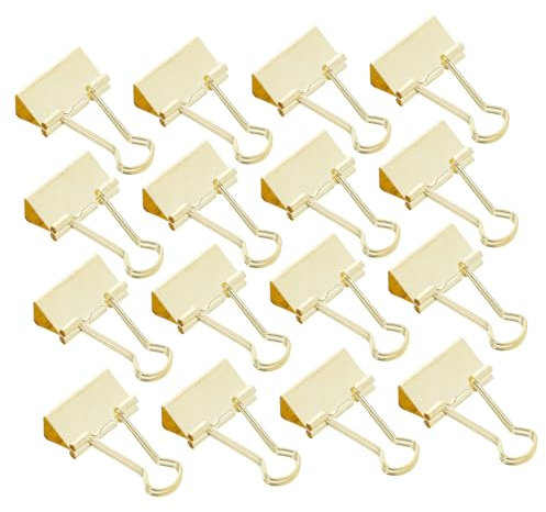 SHINEOFI 48stücke Metall-büroklammern Binderclips Für Dokumentenbefestigung Ordner Bürobedarf Mehrzweck-verschlussklammern Kleine Büroeinrichtungen