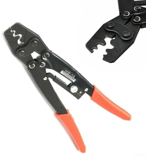 Oniissy Cable Battery Lug Crimping Tool 1.25-16mm2 Wire Crimper Ratchet Terminal Crimp Pliers for Uninsulated Electrical Connections, 16-6 AWG Heavy Duty Hand Tool