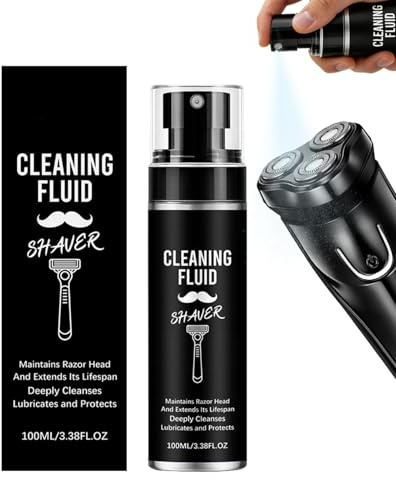 Nettoyant Pour Rasoir Professionnel, Liquide D'entretien Pour Tondeuse De 100 Ml, Spray Pour Tondeuse Avec Formule Antibactérienne, Solution De Nettoyage Pour Épilation, Spray Pour Rasoir De Toilettag