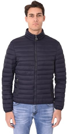 Ciabalù Piumino 100 Grammi Uomo Giacca Trapuntata Slim Fit Giubbotto Casual (Blu, m)