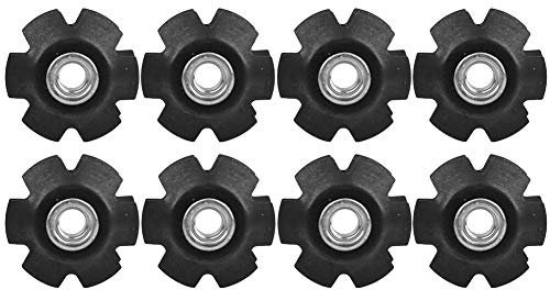 hamsterhaus aus holz,Star Mutter Fahrrad Sternmutter, 8-teiliges Mountainbike Fahrrad Ahead Steuersatz Sternmuttern Headset Erweiterungsstopfen für 28,6 mm Gabelteile