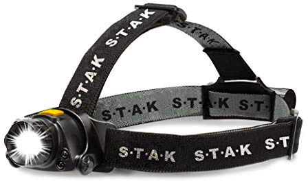 STAK ST201-Linterna frontal recargable de 10, lampada frontale misura 900