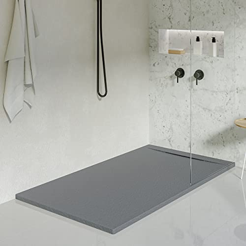 KOES - Piatto Doccia in Resina Serie LIENA – 70x100 – Antracite RAL 7016