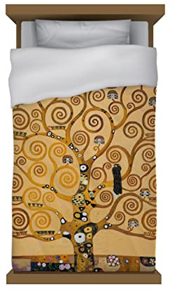 My Custom Style Coperta#Arte-Albero della Vita, Klimt#Letto Singolo 200x150 Pile Felpato
