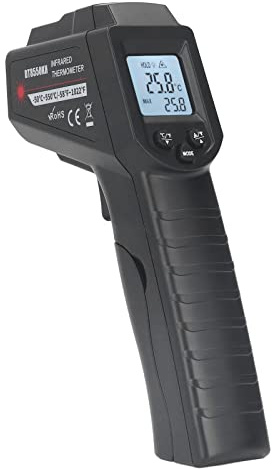 Digital Infrared Thermometer, Handheld Non Contact Temperature Gun with -58℉ to 1022℉ Measuring Range, Industry Thermometer for Home Kitchen Industrial Place