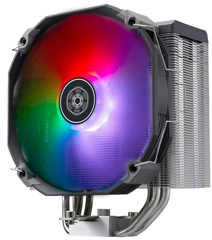 SilverStone Technology Argon V140 ARGB ARV140-ARGB, Hochleistungsfähiger 140-mm-Kühler, speziell entwickelt für neueste Intel- und AMD-Sockel, SST-ARV140-ARGB