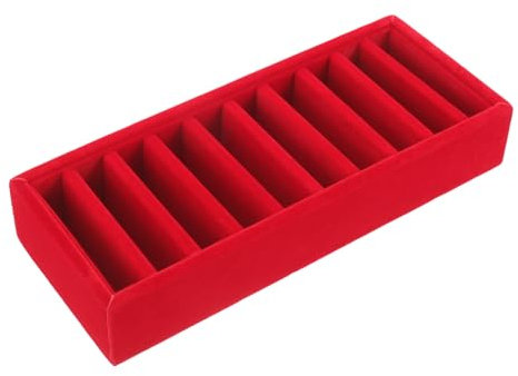 TEHAUX Schreibtischband Aufbewahrungsbox Mit Fächern Kompaktes Leichtes Diy Ribbon Organizer Aus Robustem Dichteplattenmaterial Vielseitig Für Bänder Armbänder Und Bastelzubehör Praktisch