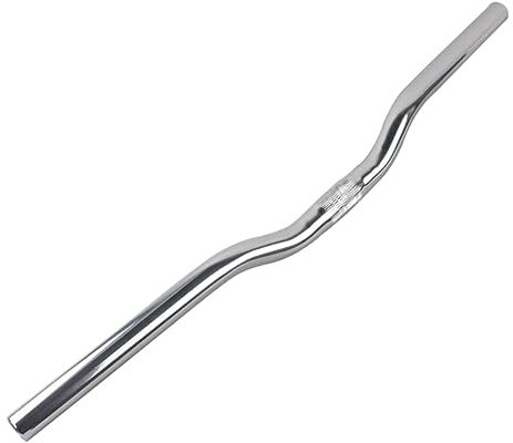 BELLIFFY Aluminiumlegierung Lenker Gebogen Fixed Gear Fahrradlenker Lenker Für Mountainbike Faltrad Zubehör Silber