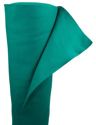 EraGreen Premium Bastelfilz 1,5m Br. - 3mm Filz zum Basteln - Dekostoff Filzstoff Filzrolle dunkelgrün (Meterware)