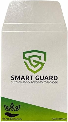 Smart Guard Toploader Sustainable Cardboard 99 % återvunnen topploader för samlarkort, spelkort + HeartGlobal fraktskydd