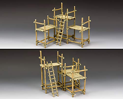 King & Country Toy Soldiers Ancient Egypt AE075 Egyptian Scaffolding Platforms Set 1:30 Scale Pewter