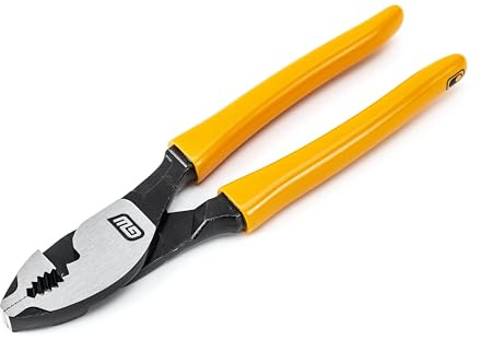 GearWrench 82175C Alicates de Juntas Deslizantes Pitbull de Doble Material, Diseño de Dientes de Mandíbula en Cruz 8/203,2mm