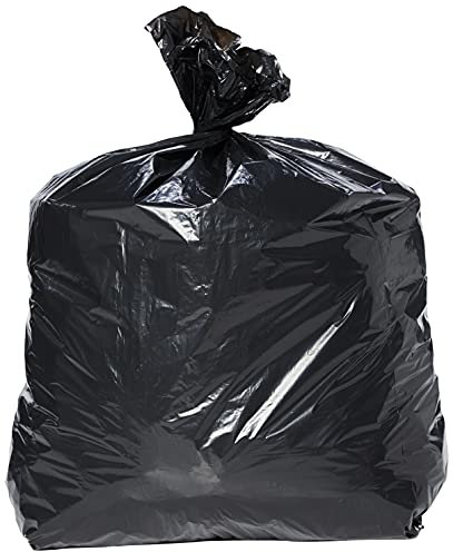 Ideal 365 Bin Bags - 200 Black Bin Bags, Heavy Duty, CHSA Approved, 18KG Rated, 30MU, Size 457x737x965mm