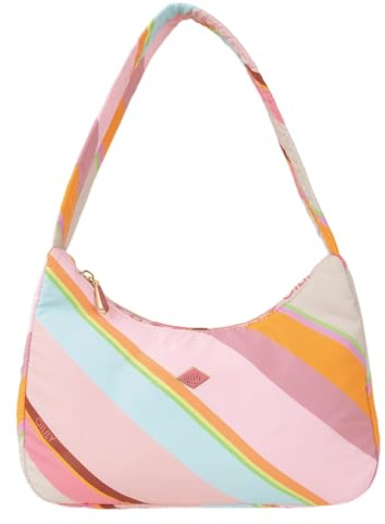 Oilily Schultertasche Heaven Hobo Bag Summer Stripes Misty Rose bunt