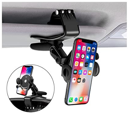 CGEAMDY Porta Cellulare Da Auto, Supporto Auto Smartphone, Porta Cellulare Auto Cruscotto, 360 Gradi Di Rotazione Supporto Telefono, Portacellulare per Presa D'aria Dell'auto, Cruscotto, Parabrezza