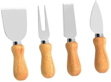 PRETYZOOM Set Di E Forchette Per Formaggio in Acciaio Inossidabile Utensili Da Cucina Per La Cottura Del Formaggio Utensili Per Pasticceri