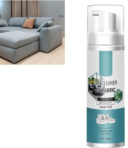 Fabric Sofa Cleaning Foam,Drye Foam Cleaner,Dry Cleanerr of Fabric,Dry Cleaning Foamm Sprayer,Fabric and Upholstery Cleaner,No Wash Fabric Sofa Cleaner