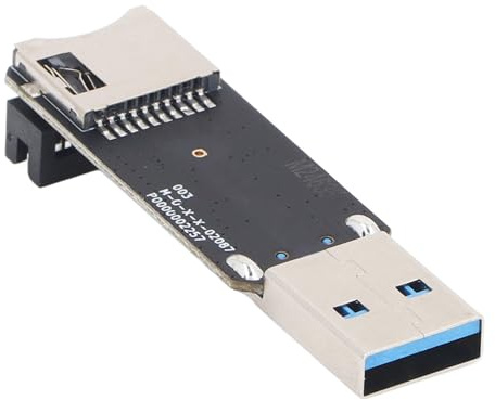 EMMC-Adapter V2, High-Speed-USB-3.0-Kartenleser mit TF-Kartensteckplatz zur Datenwiederherstellung und Programmierung von MKS-EMMC-Modulen, aus ABS-Material