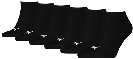 PUMA Unisex Sneaker Plain, Calcetines Unisex adulto, Negro, 43-46