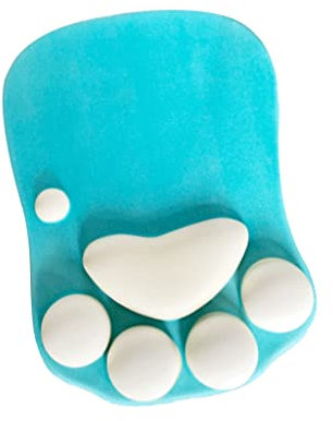 Mouse Pad Tapis De Souris Tapis De Souris Ergonomique avec Support De Poignet Tapis De Souris avec Base Antidérapante Tapis De Souris avec Chiffon Confortable Cadeau Gamer