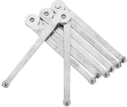 Vaguelly 4pcs Adjustable Angle Grinder Wrench Kit for Angle Grinder Accessories Adjustable Spanner Wrench Tool for Mount and Modification