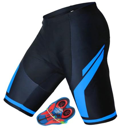 BANGHA Fahrradhose,Fahrradbekleidung Herren Männer Radfahren Shorts Sommer Radfahren 9D Gepolsterte Shorts Fahrrad Kurze Strumpfhosen Hosen Mountainbike Atmungsaktive Shorts