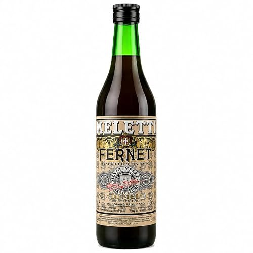 Meletti Fernet – Liquore Digestivo Italiano alle Erbe – Bottiglia da 70cl – Amaro Tradizionale Marchigiano – Prodotto in Italia