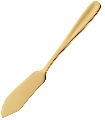 MUCKLILY Couteau Acier Inoxydable pour Tartiner Beurre Confiture Outil Polyvalent pour Fromage Crème Design Élégant