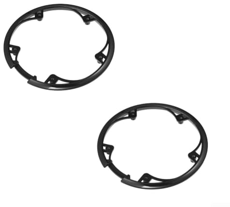Juego de 2 fundas para bielas de bicicleta de 5 agujeros 48T para rueda de cadena para protección para bicicletas plegables y de montaña