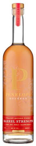 Penelope Barrel Strength Bourbon | Abgefüllt in Fassstärke mit 116 Proof | Reift mindestens 4 Jahre in Amerikanische Eichenfässern | Noten von Karamell, Ahornsirup, Zimt & Gewürzen | 1 x 700ml