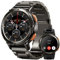 KOSPET Smartwatch Herren mit Telefonfunktion, 1,43 AMOLED Always-On Display 60 Tage Super Akkulaufzeit, 5ATM Wasserdicht, Fitnessuhr