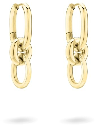 LIEBESKIND BERLIN Damen Schmuck Organic Knot – Kette, Armband und Creolen aus Edelstahl in verschiedenen Farben - zeitlos, modern & alltagstauglich