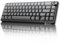 MAMBASNAKE X ATTACK SHARK X66 65% Wireless Mechanical Keyboard with Knob, 66 Keys Gasket Hot Swap RGB Gaming Keyboard 60 Percent, BT/2.4G/USB-C, Linear Switch, Side Printed PBT Keycap - Moonlit Night