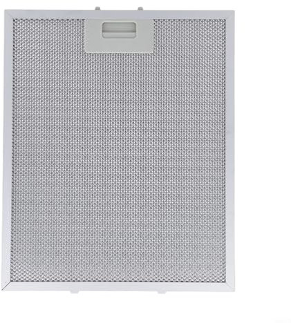 Filtre de hotte en aluminium argenté 280 x 355 x 9 mm en maille métallique pour grille d'aération 5 couches de filtration de graisse pour hottes de cuisinière facile à installer