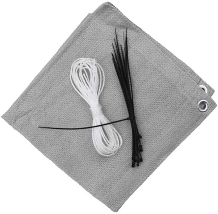 Vilgftyiet Paravento resistente per balcone, terrazza e patio, 0,9 x 5 m, in polietilene, colore: nero, grigio o caffè