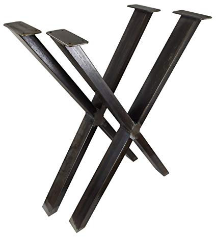 CHYRKA® Tischkufe SWIRZ -X MTSX 1 Paar (2 Stück) Kufengestell Tischgestell 60x30 Rahmentisch Tischuntergestell (Höhe - 720 mm, Länge - 500 mm)