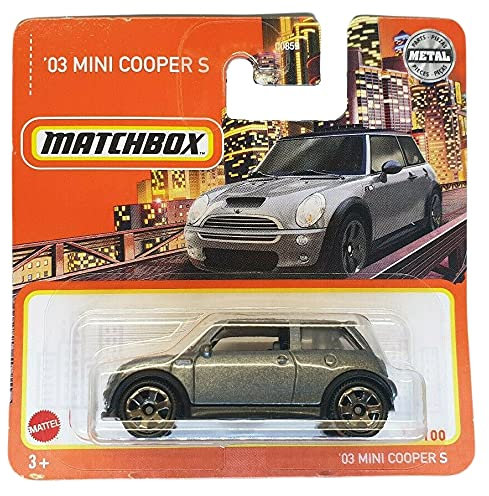 Matchbox MBX '03 Mini Cooper S - Silbergrau metallic 73/100 - GXM91 - Superfast - Lesney - 2021 - Kurze Karte