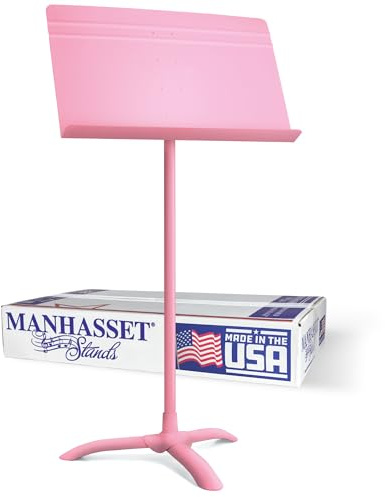 Manhasset 48 Symphony Music Stand for Sheet Music - Matte Pink