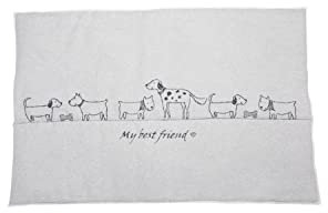 David Fussenegger Hundematte 'My Best Friend' 80 x 120 cm Filz - Grau