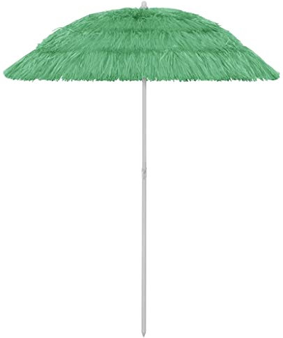QZZCED Ombrellone per patio Ombrellone da spiaggia Ombrellone da Esterno Ombrellone da Spiaggia Hawaii Verde 240 cm per giardino, terrazza, balcone