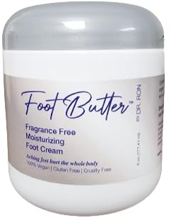 Foot Butter by Dr Ron Fragrance Free Moisturizing Foot Cream 6 0z