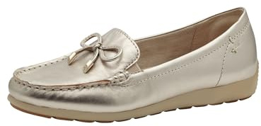 Tamaris dam Comfort Damen Bequem Loafer, ljust guld, 5 UK, Lätt guld, 38 EU